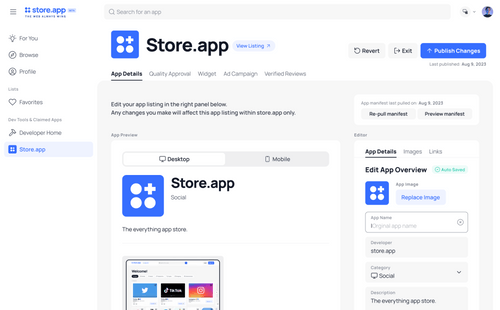 Store.app landing