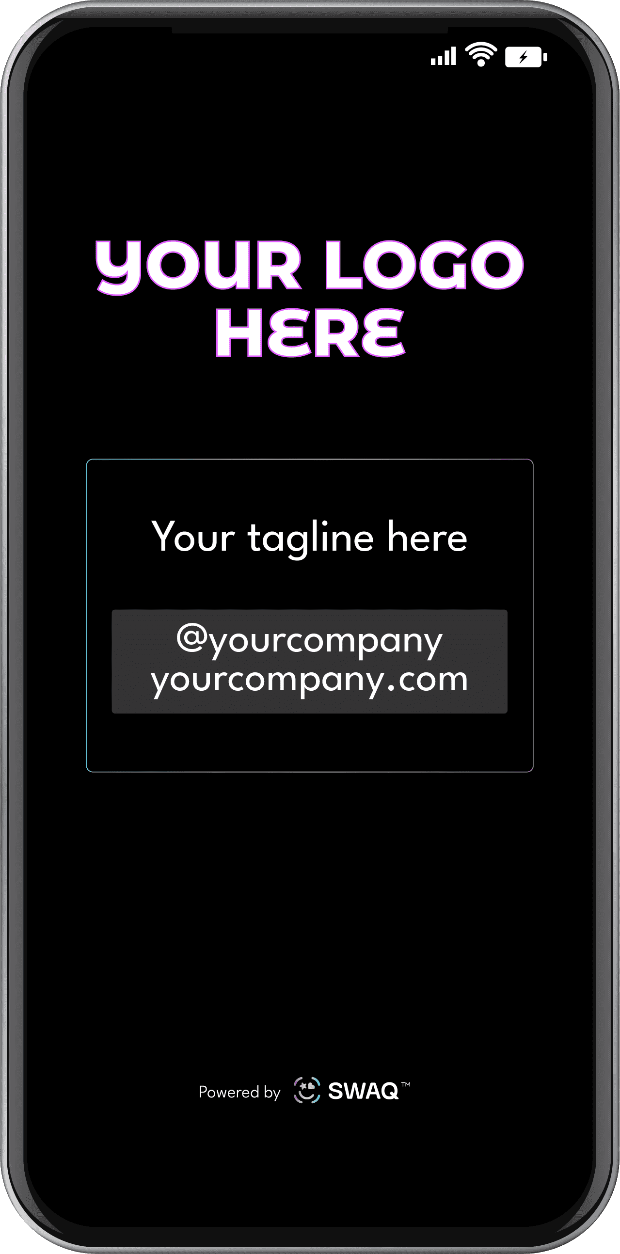 final frame of video with logo and promo