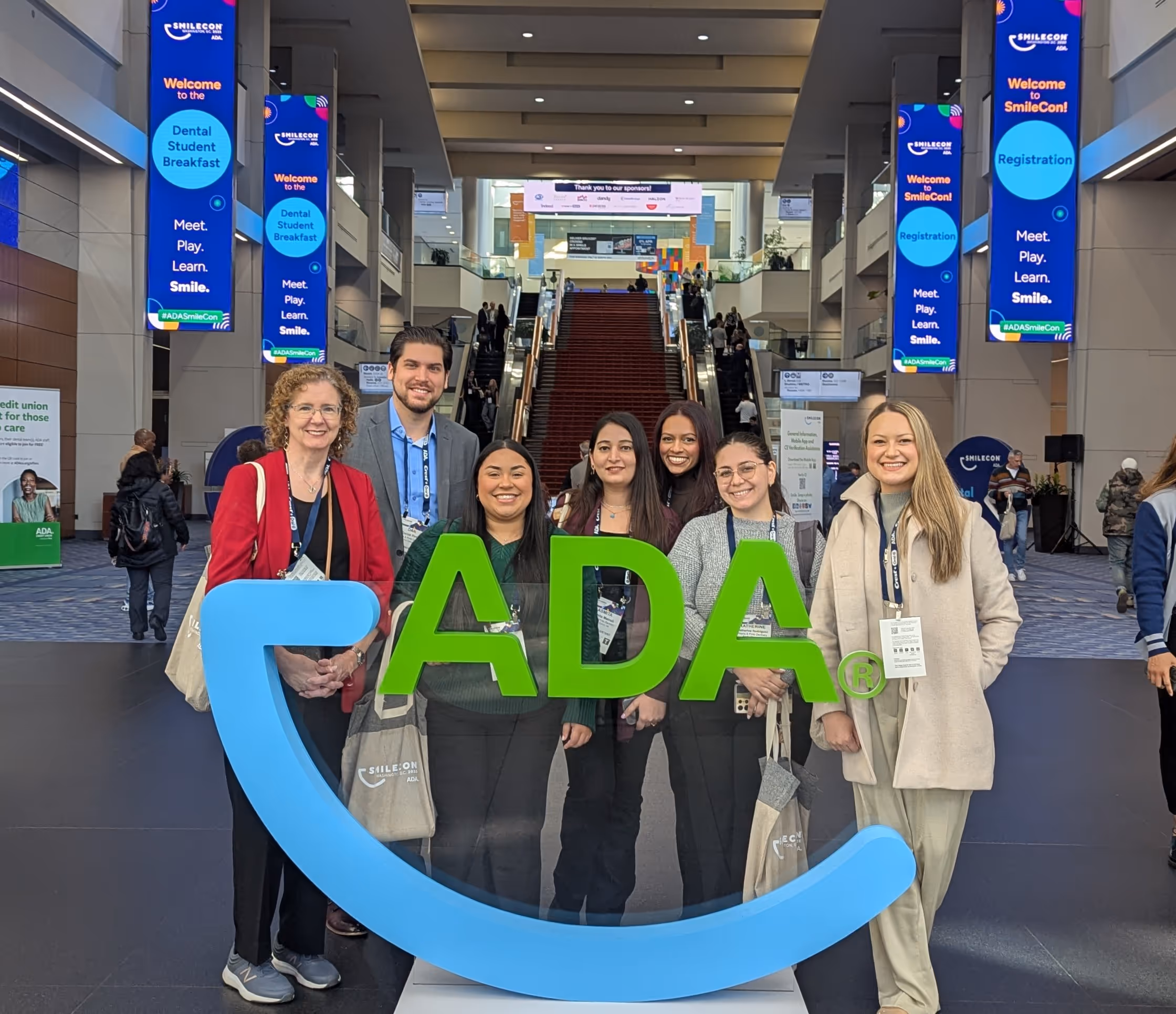 Four team members of Hoyos and Pinto dental office