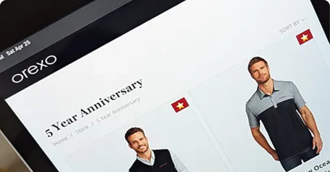 OREXO Company Store case study cover image
