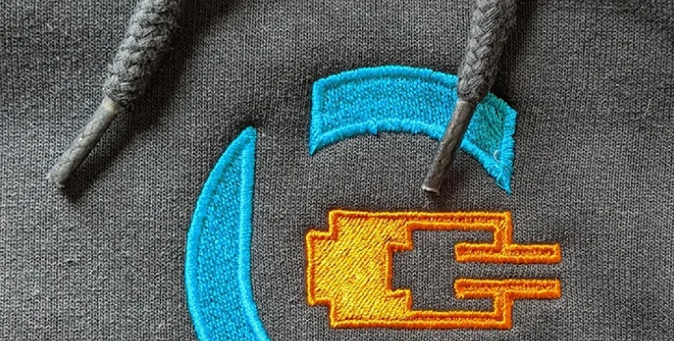 Branded apparel product example
