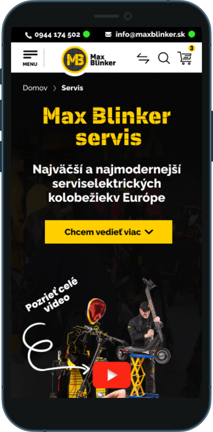 Web MaxBlinker yellow