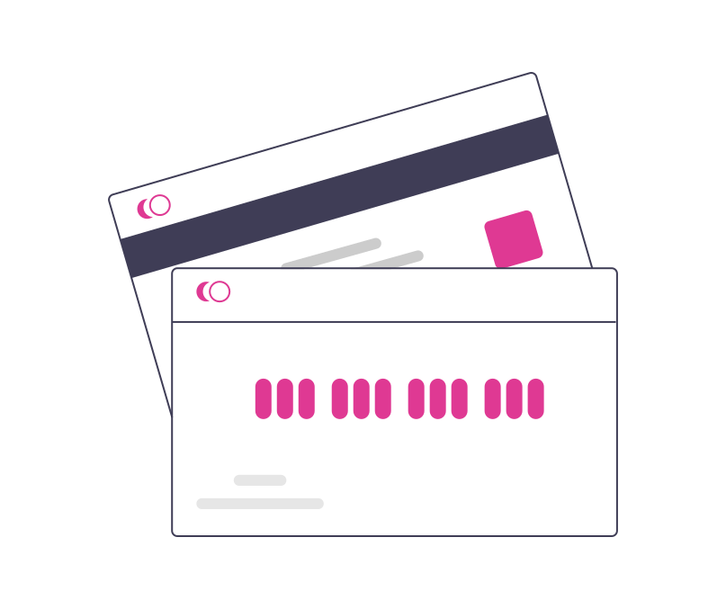 A credit card image