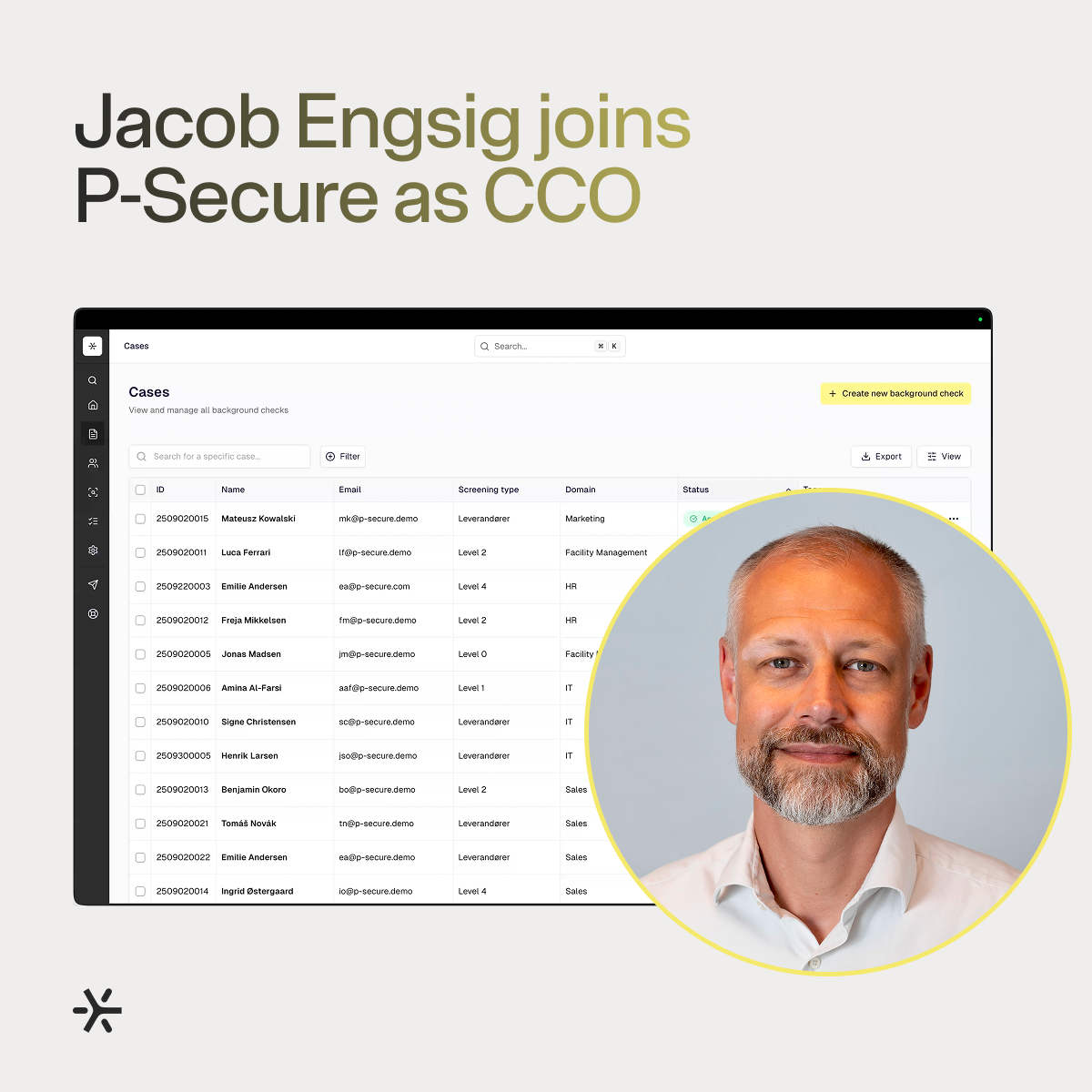 Jacob Engsig joins P-Secure as CCO