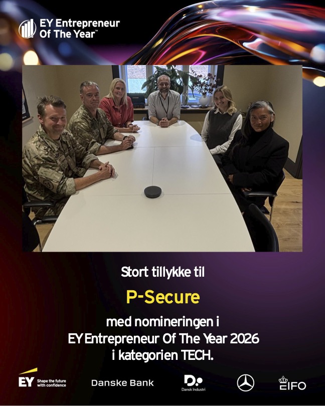 P-Secure Nominated for Tech Company of the Year