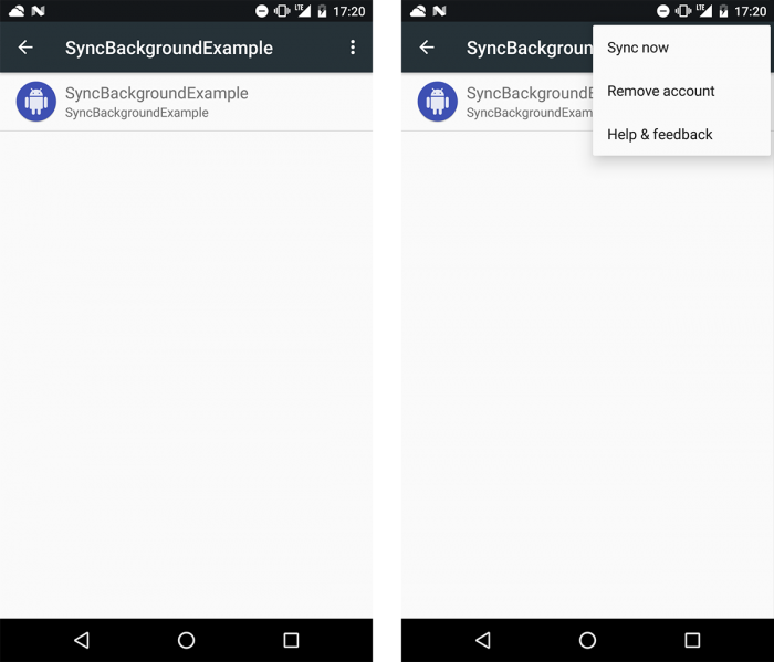SyncBackgroundExample in Android