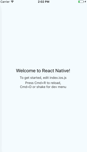 Welcome to React Native