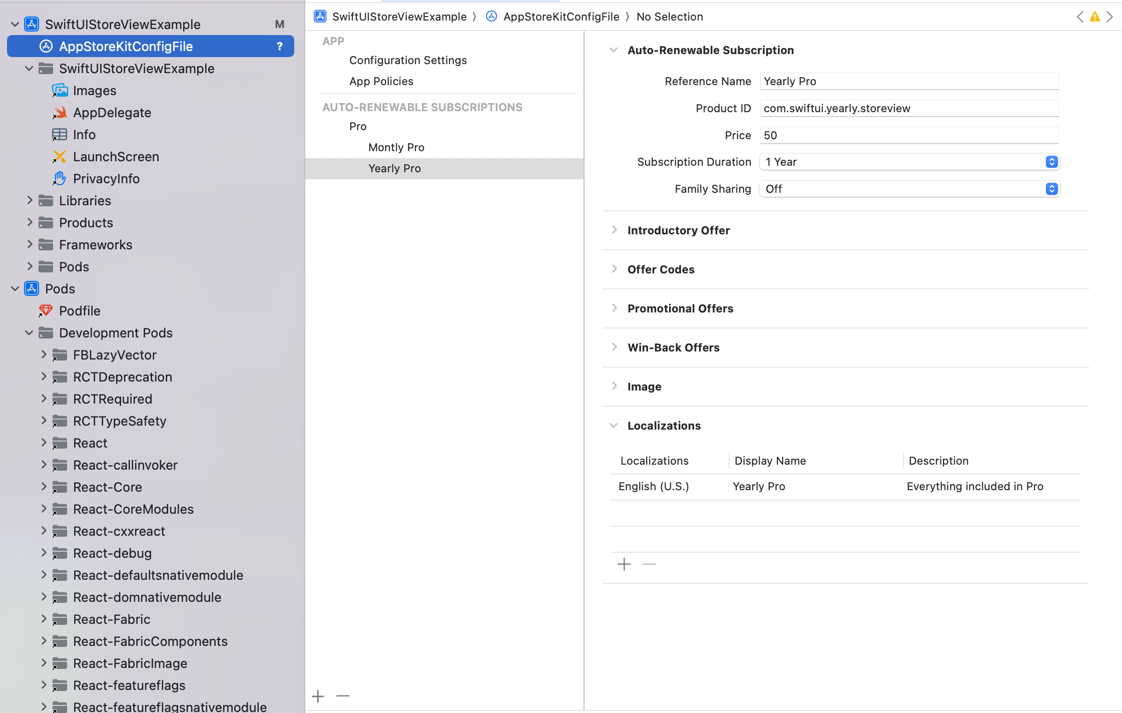 StoreKit Configuration File