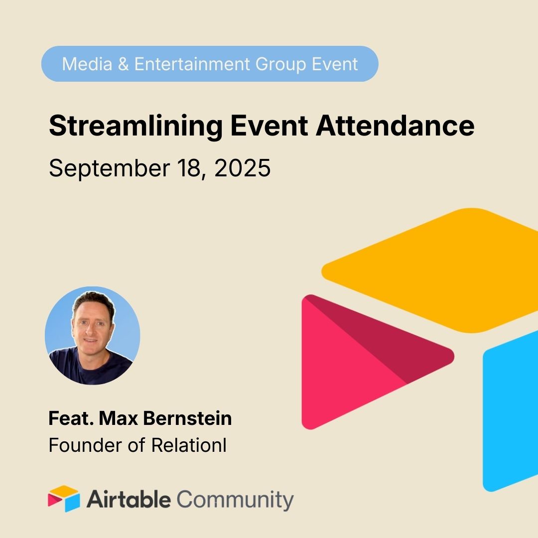 Streamlining Event Attendance