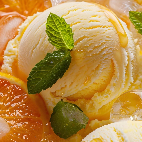 Pistachio ice cream background