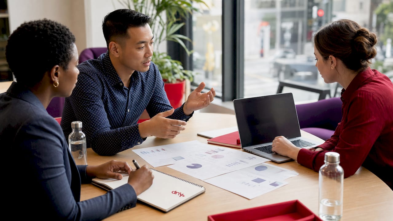 Point sur la stratégie marketing avec l’équipe finance