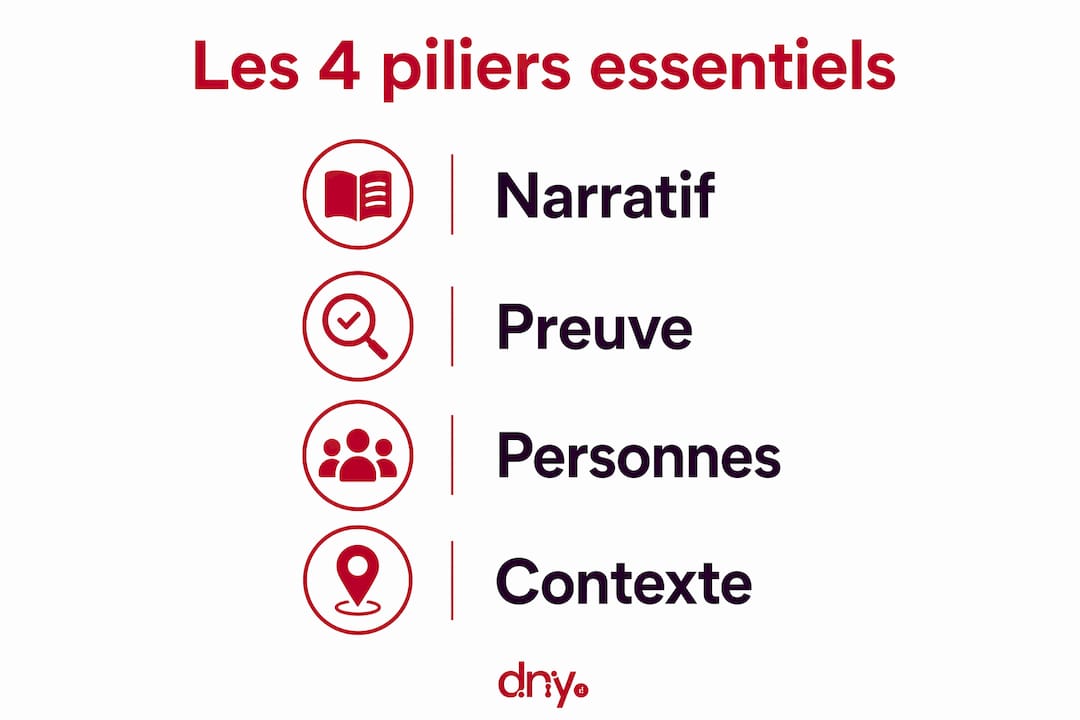 Les 4 leviers clés pour asseoir son autorité sur LinkedIn en infographie