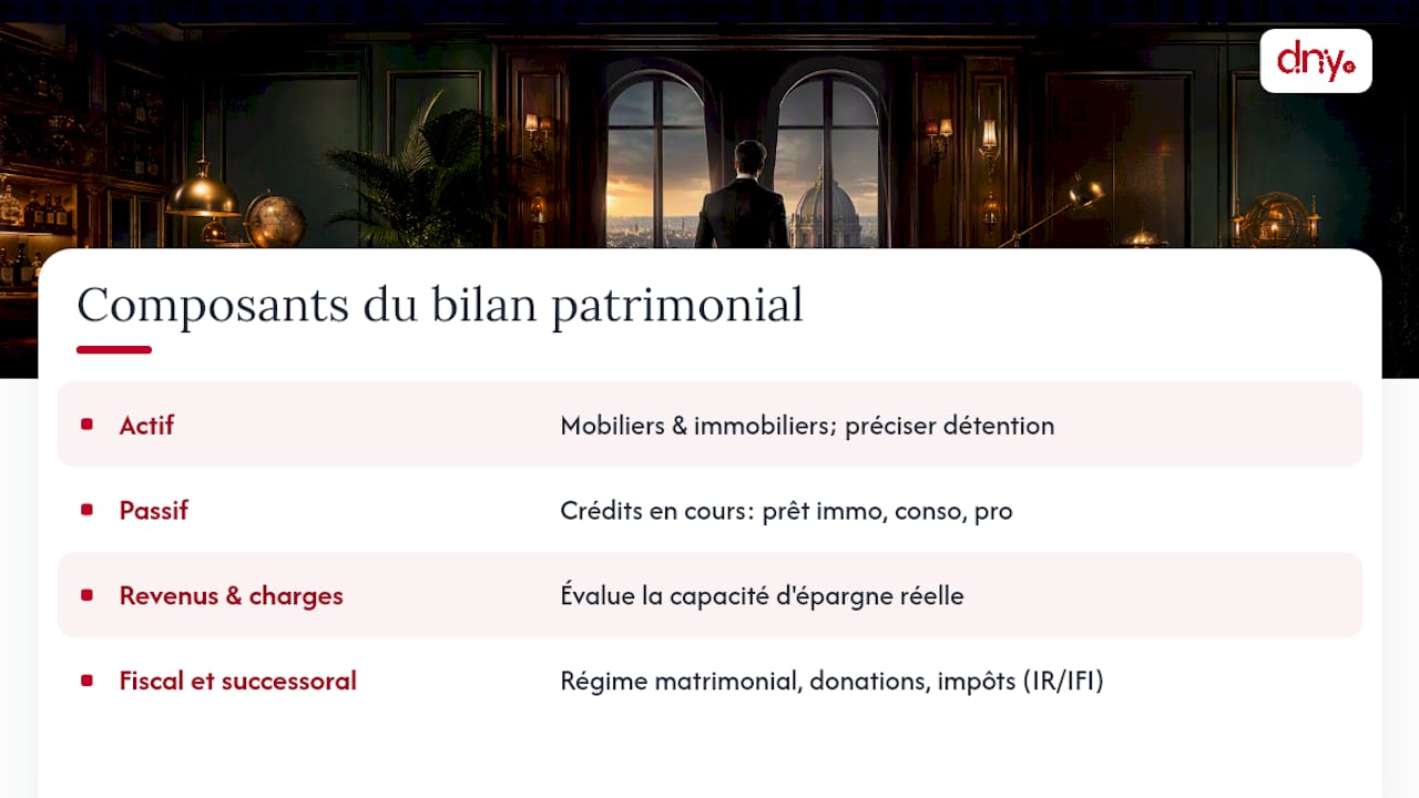 Schéma des différentes catégories d’inventaire patrimonial