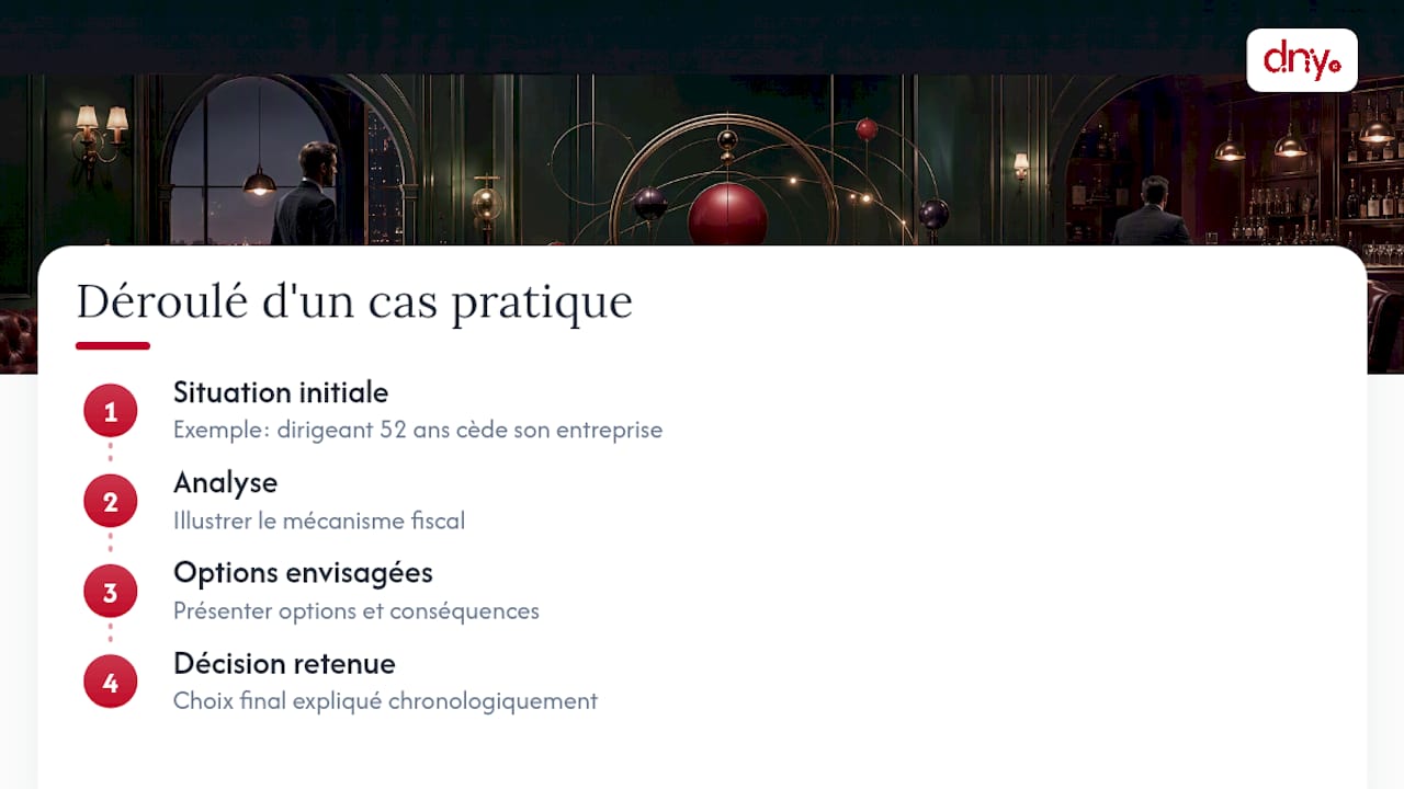 Quatre étapes d'une étude de cas patrimoniale
