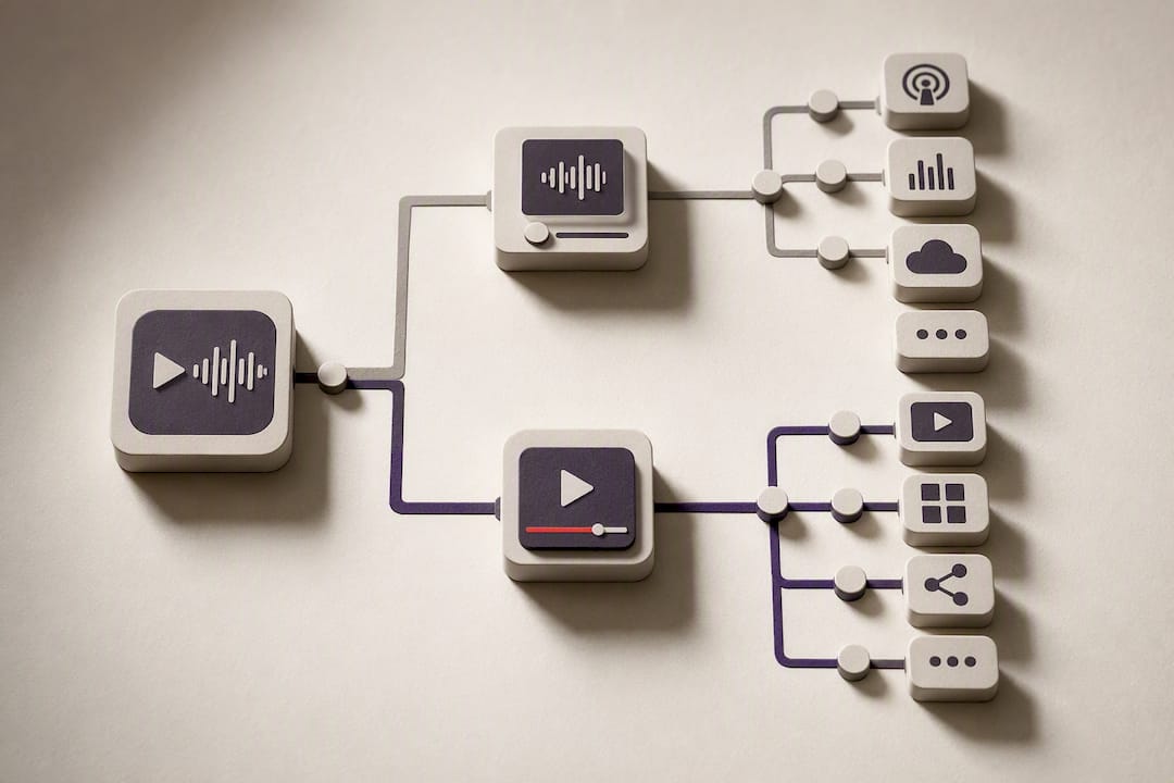 Diffusion d’un épisode audio et vidéo