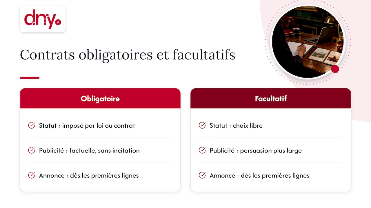 Comparaison des règles selon le statut du contrat