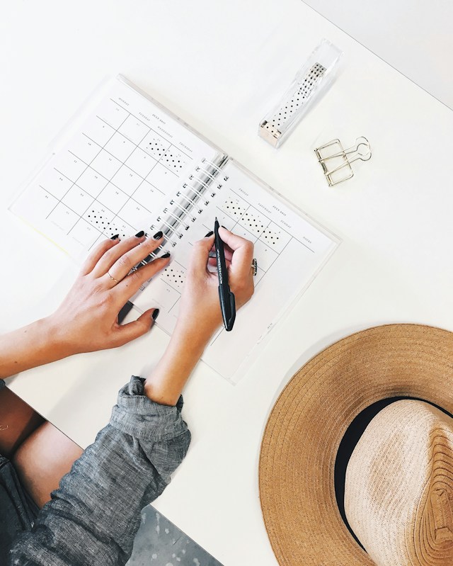 Woman tracking shorter menstrual cycles and changing period dates