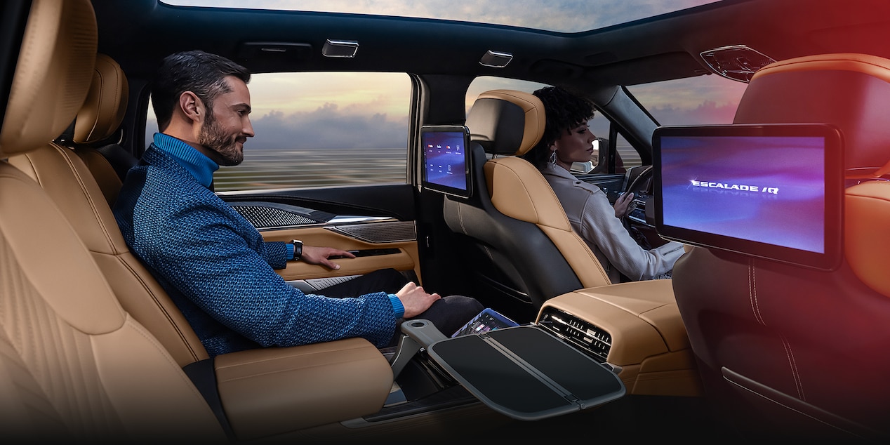 2025 Cadillac Escalade IQ Interior Image with person