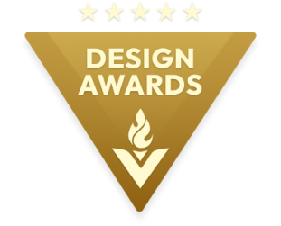 Our award from Design Rush
