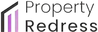 Logo with stylized purple building icon next to the text Property Redress.