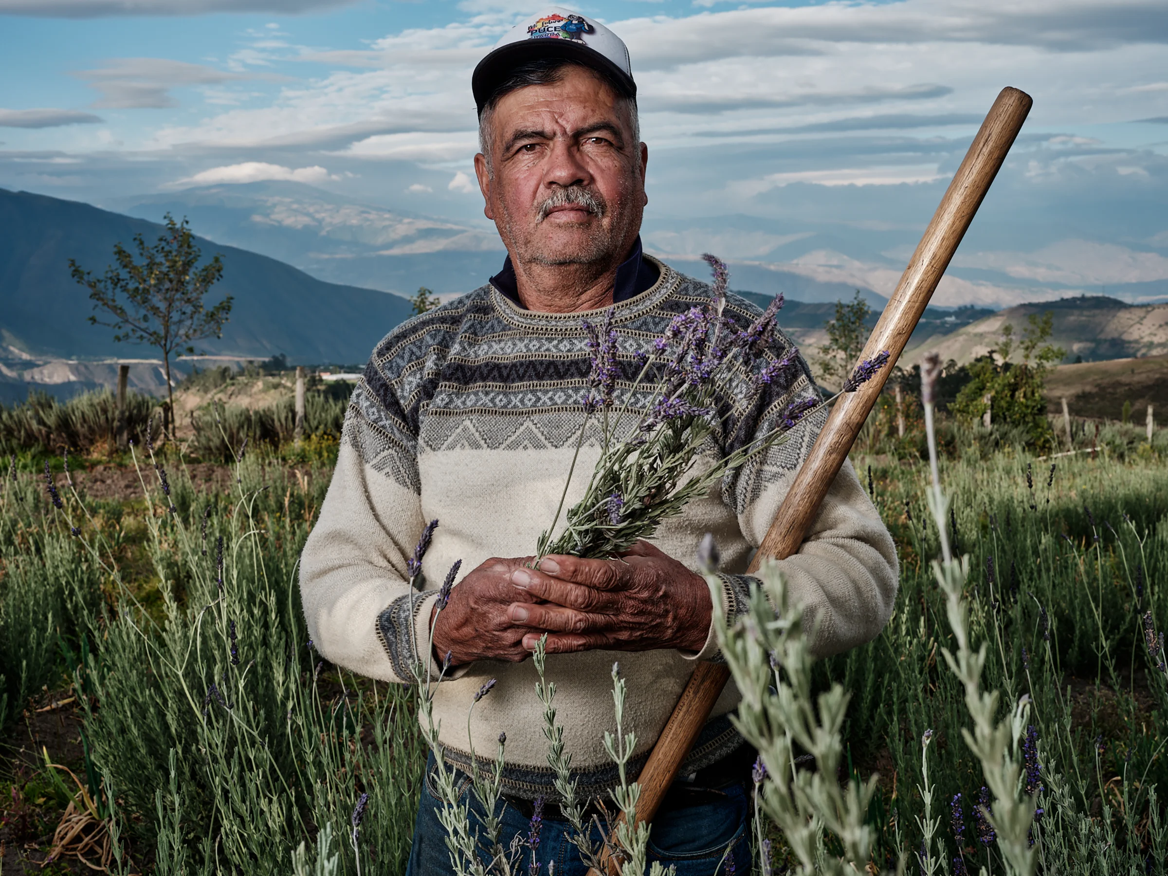 Ubaldo Almeida (61) is a farmer living 2370 meters high in the north-western Andes in the town of Cahuasquí in Ecuador.