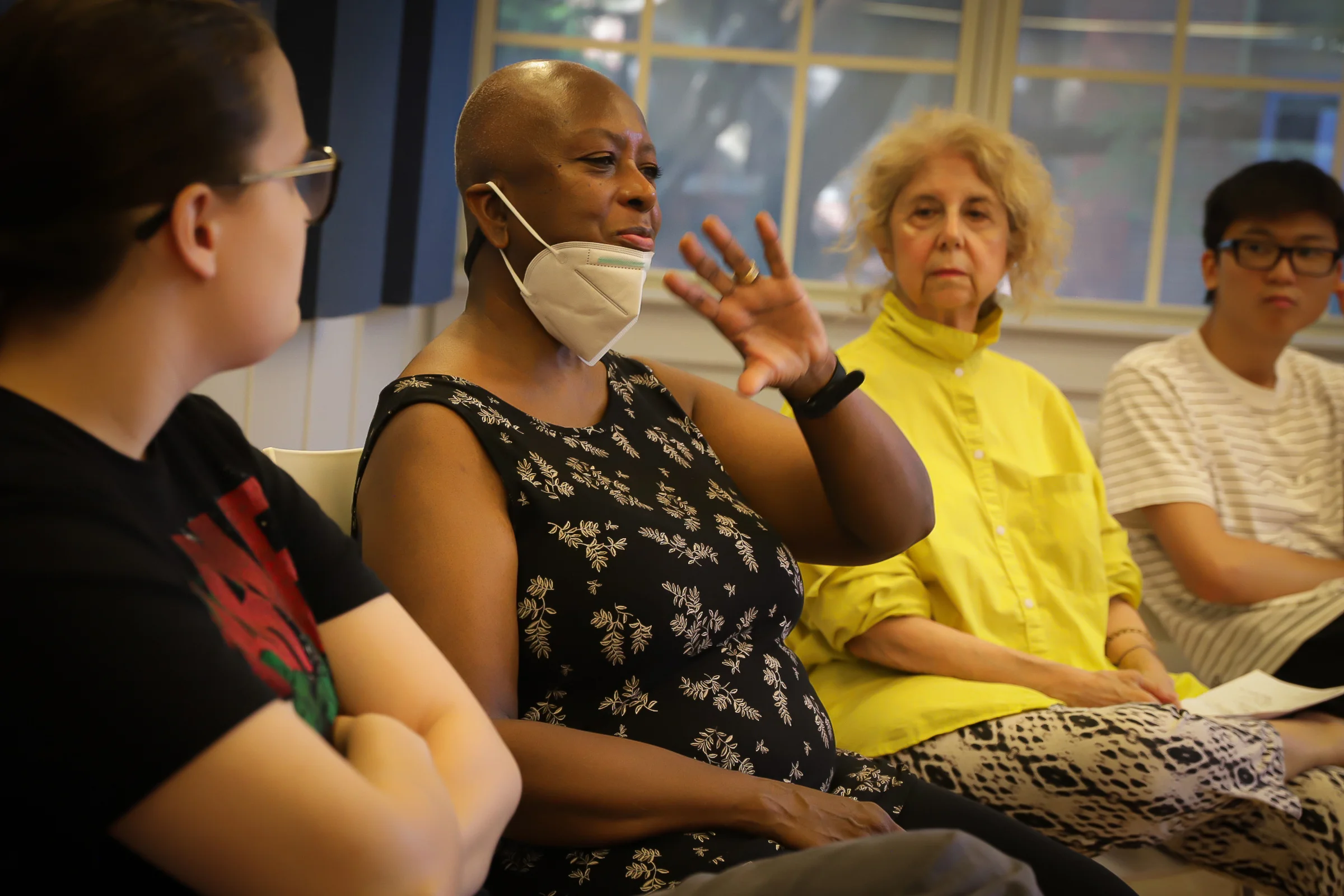 Members of New York Theatre Workshop's 2024 Mind the Gap ensemble discuss intergenerational responses to a play.