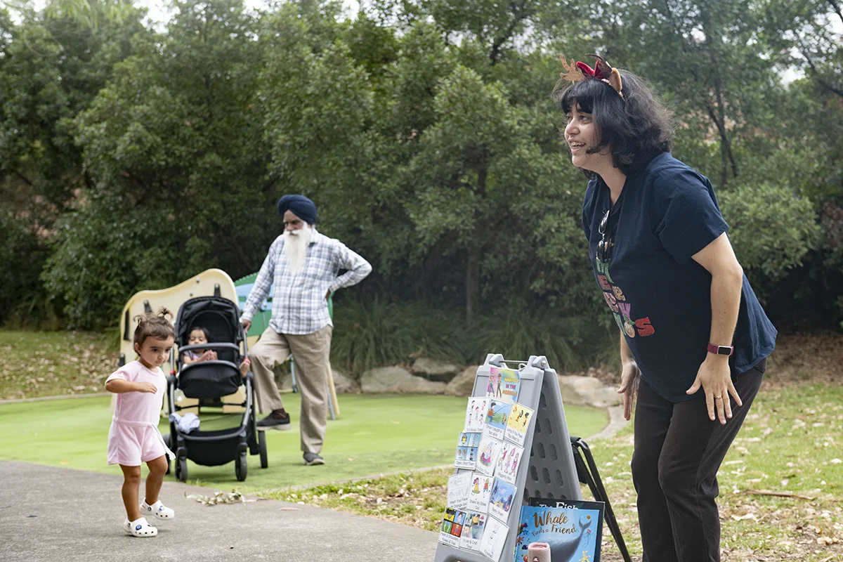 Leading the group, Nalyn sings a song with actions as a young girl imitates her. Nalyn says'I have been doing this for 10 years now and I’ve seen all the kids grow up since they were little babies, so it’s been really fun.' Dec 8, 2025