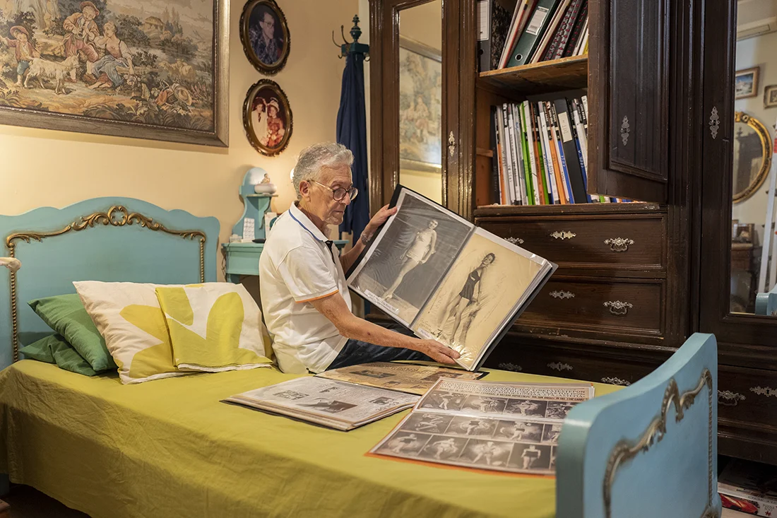 His archive from beauty pageants includes photographs published in newspapers and magazines from past decades, as well as original negatives and prints by old photographers.