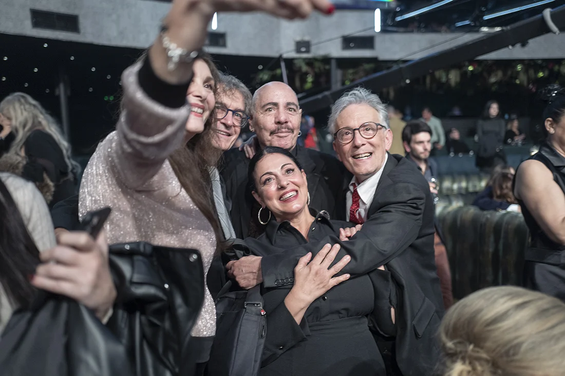 After the end of the competition, a selfie with former Miss Greece winners (1980 & 1981) and friends who attended the Miss Universe Greece pageant.