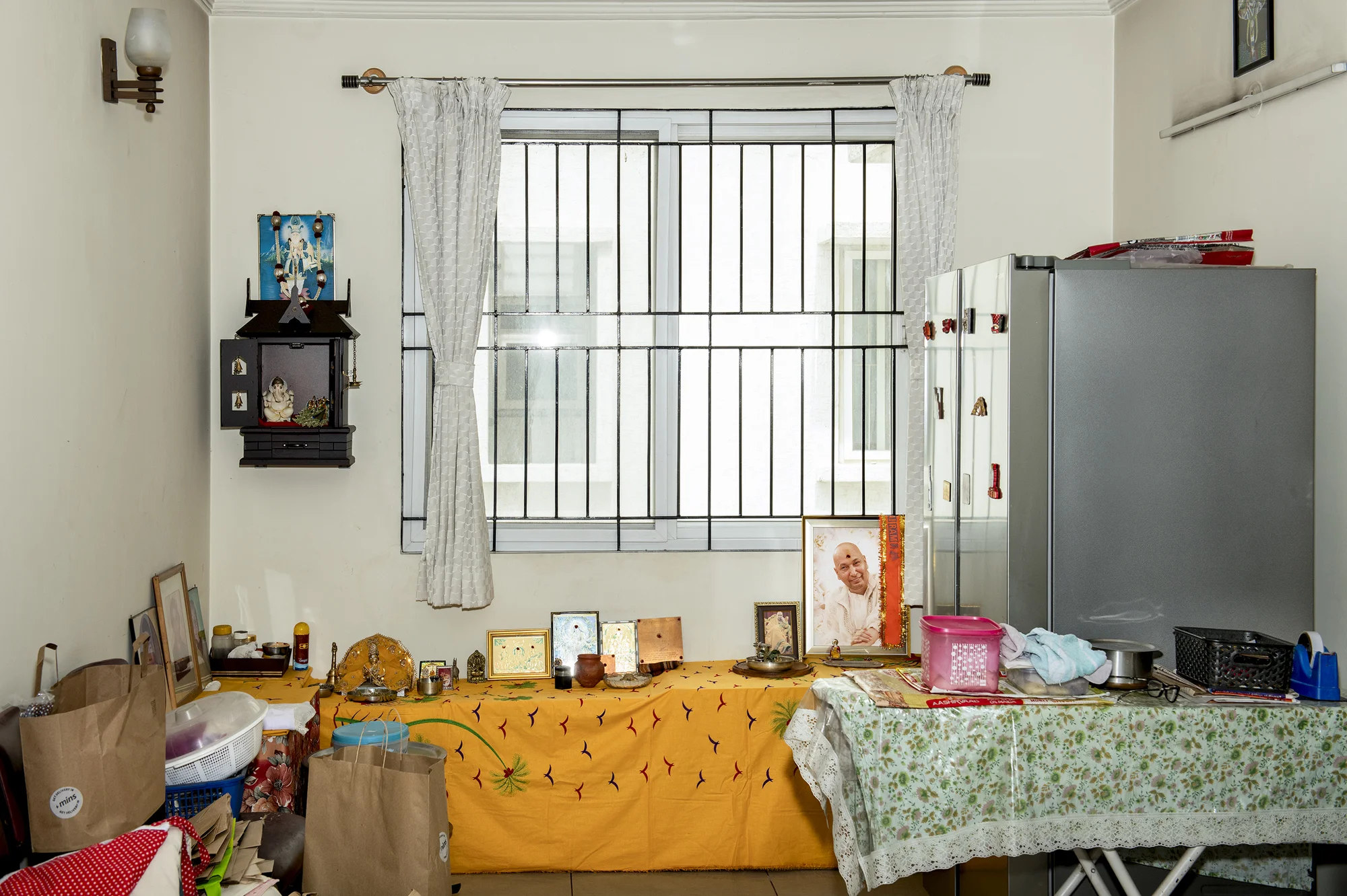 A prayer space inside Vandana G Talreja’s home.