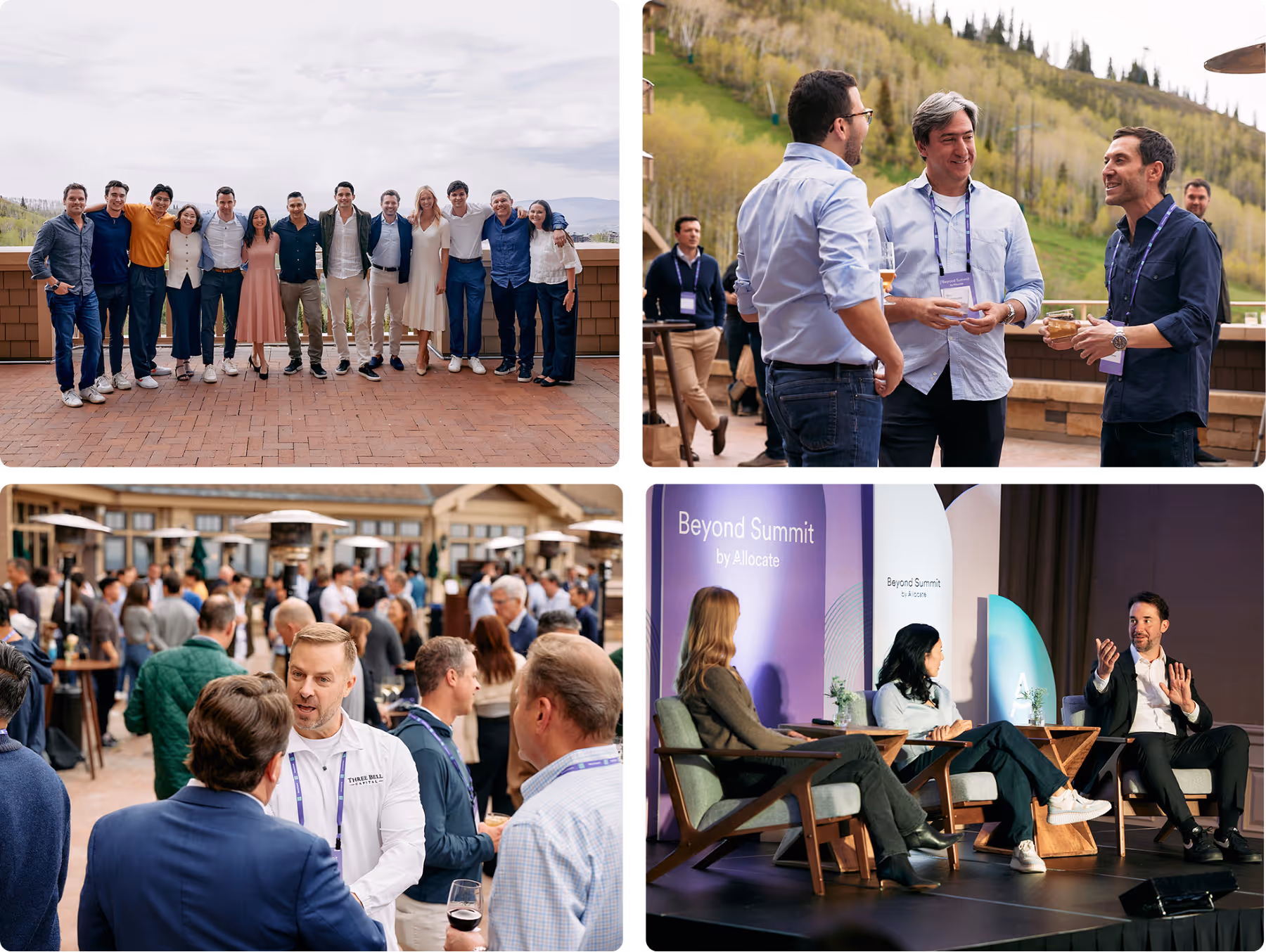images from the 2023 Allocate Beyond Summit event