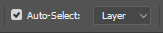 Screen grab: Auto-select layers option