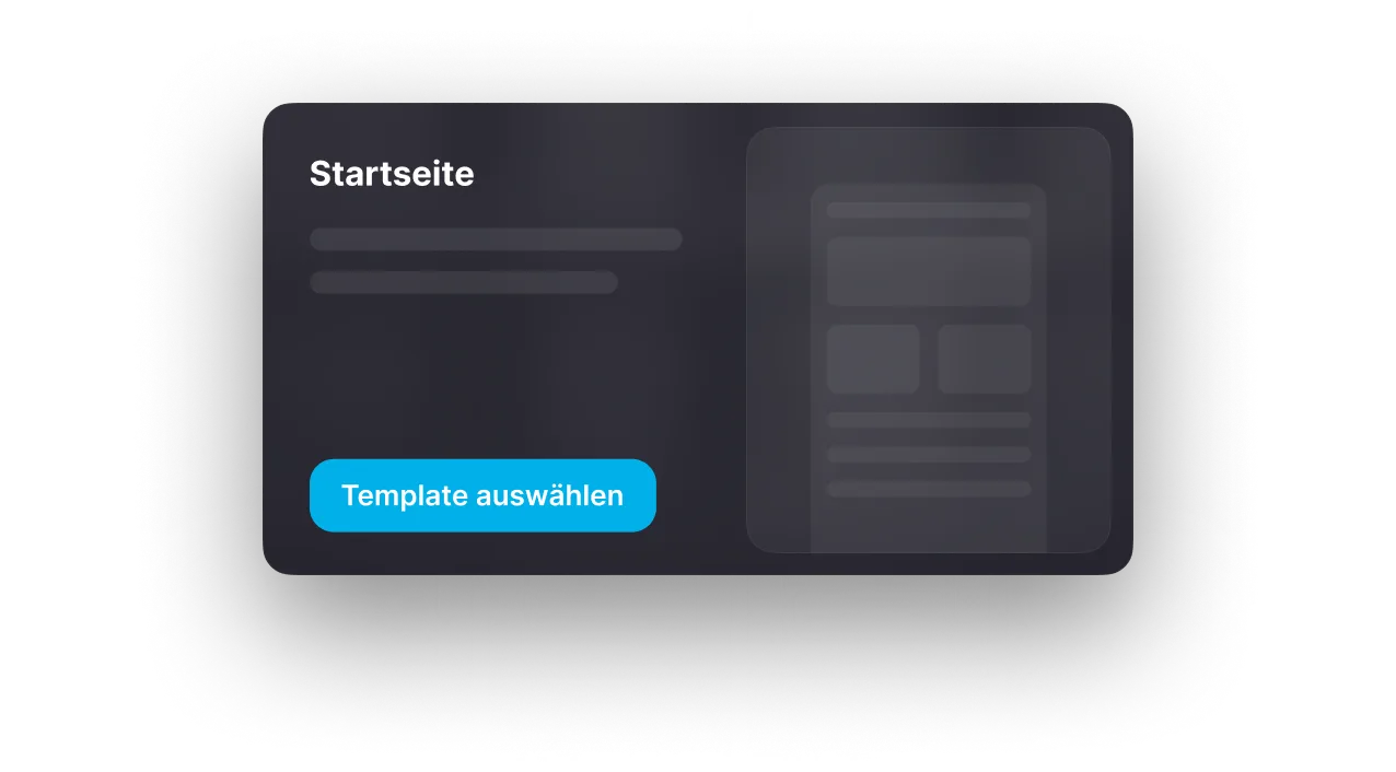 Vorgefertigte Templates