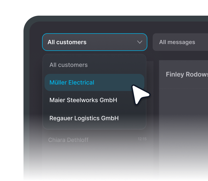 Clients get controlled access to their own WhatsApp chats in LeadTable