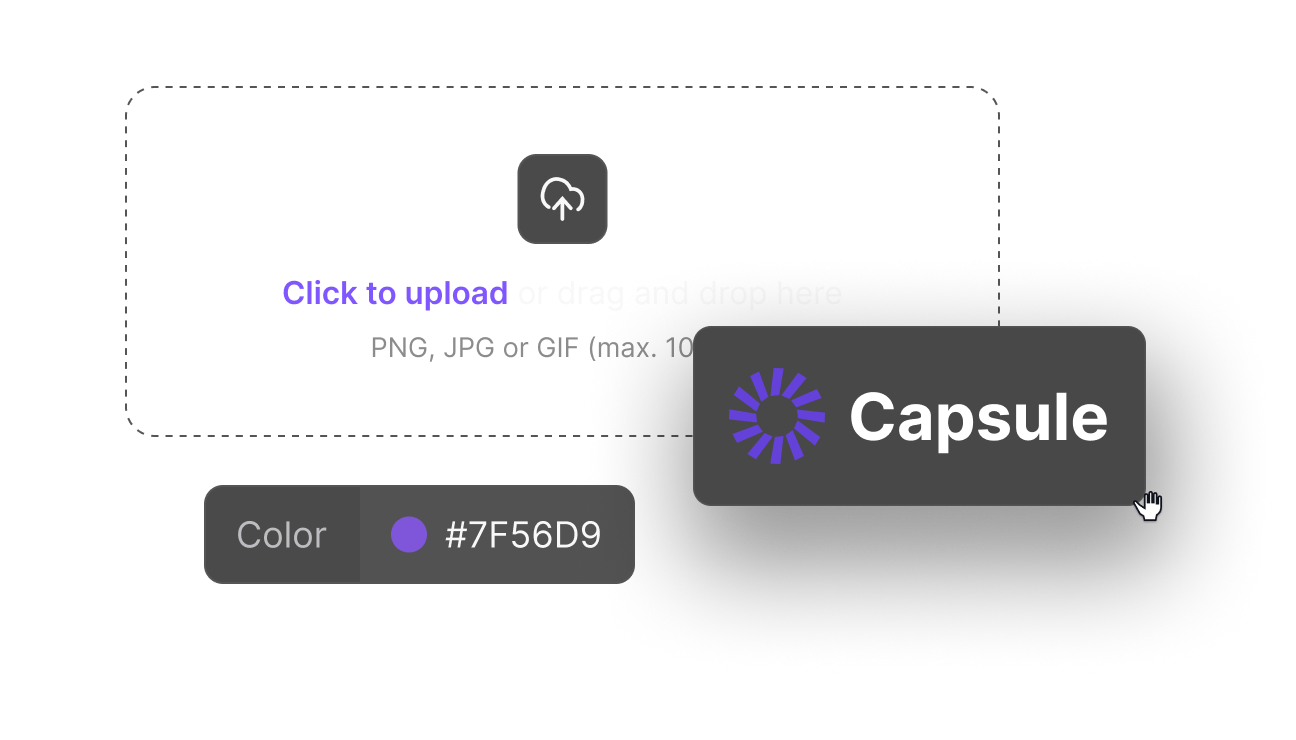 Branding settings in LeadTable with logo upload and brand colour