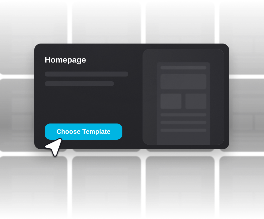 Ready-made client portal templates to choose from in LeadTable