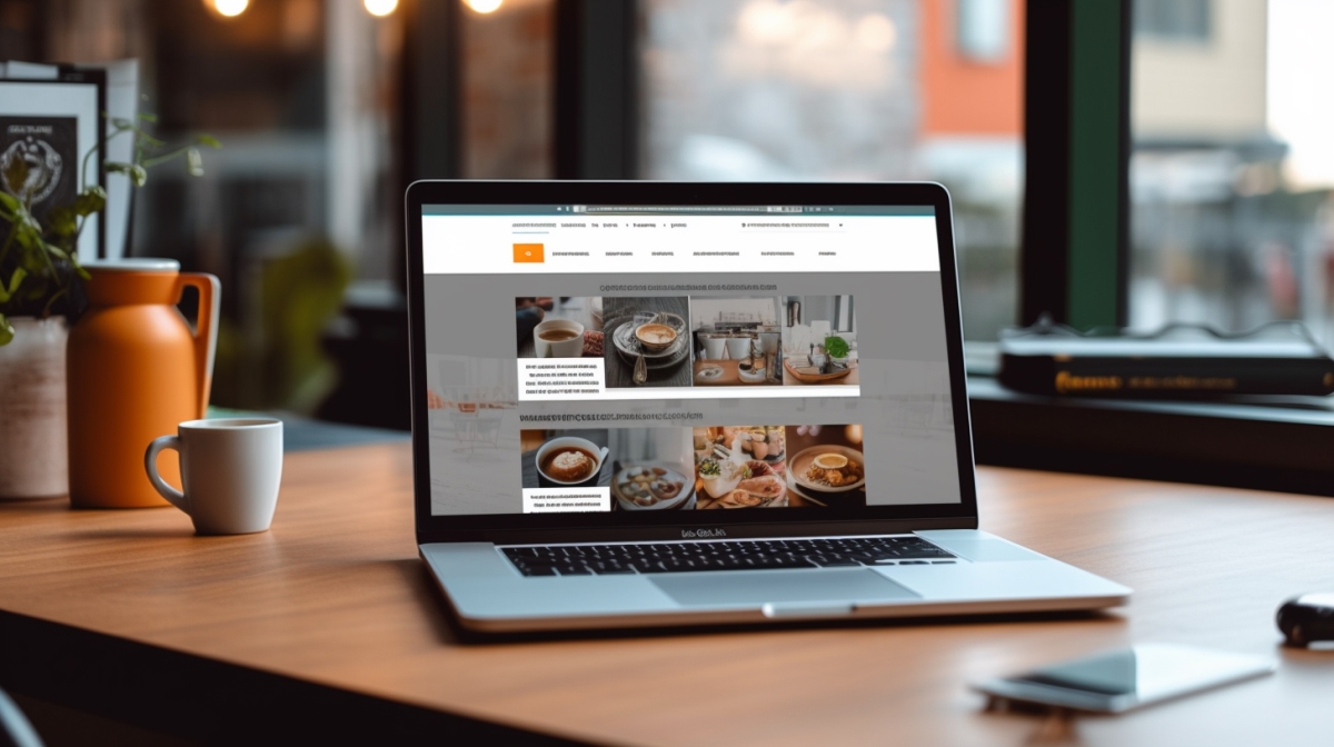 An image of a user-centered website design displayed on a computer screen.