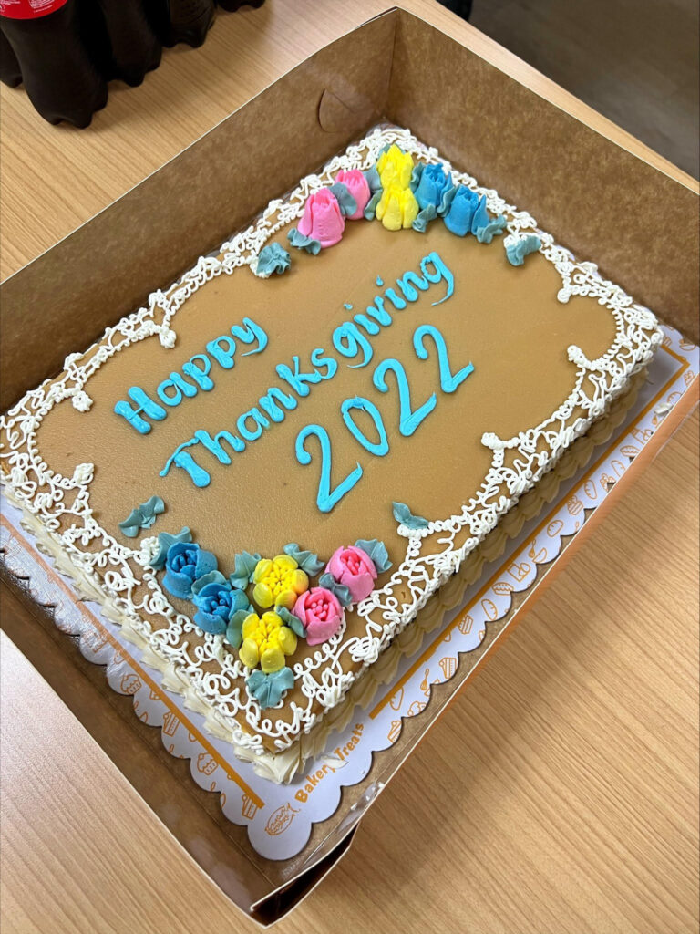KDCI Thanksgiving 2022 Dinner Cake