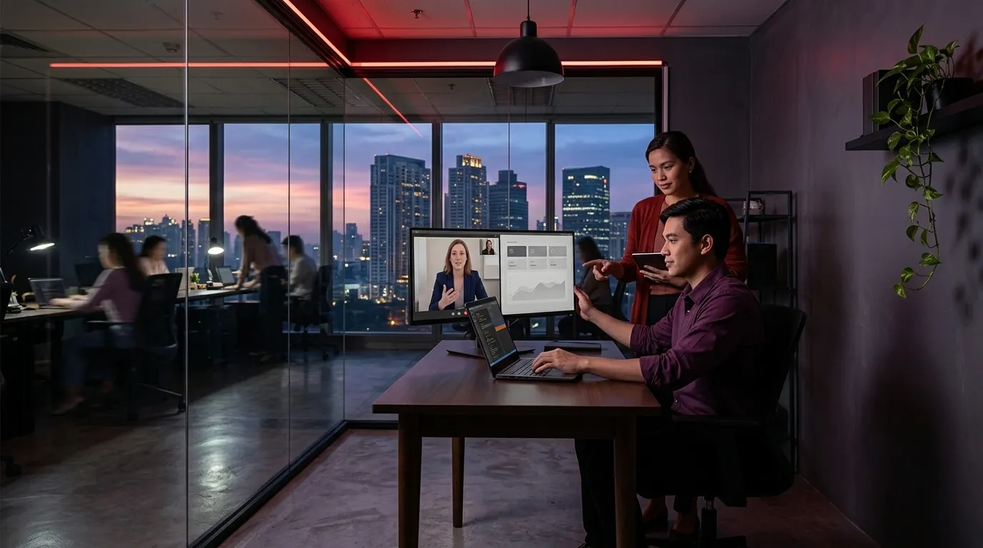 Offshore AI engineer video calls US tech lead — Hire an offshore ai engineer