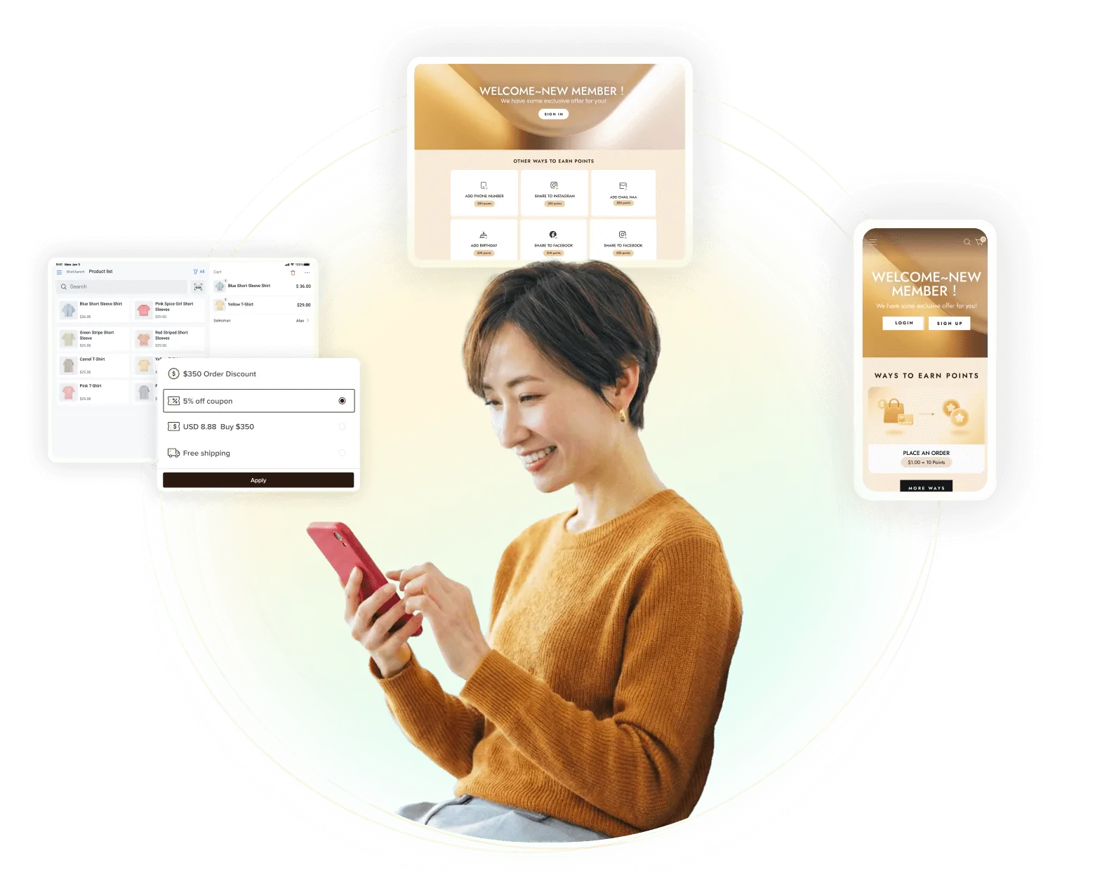 オンラインもオフラインも、すべてのチャネルで一貫した体験を