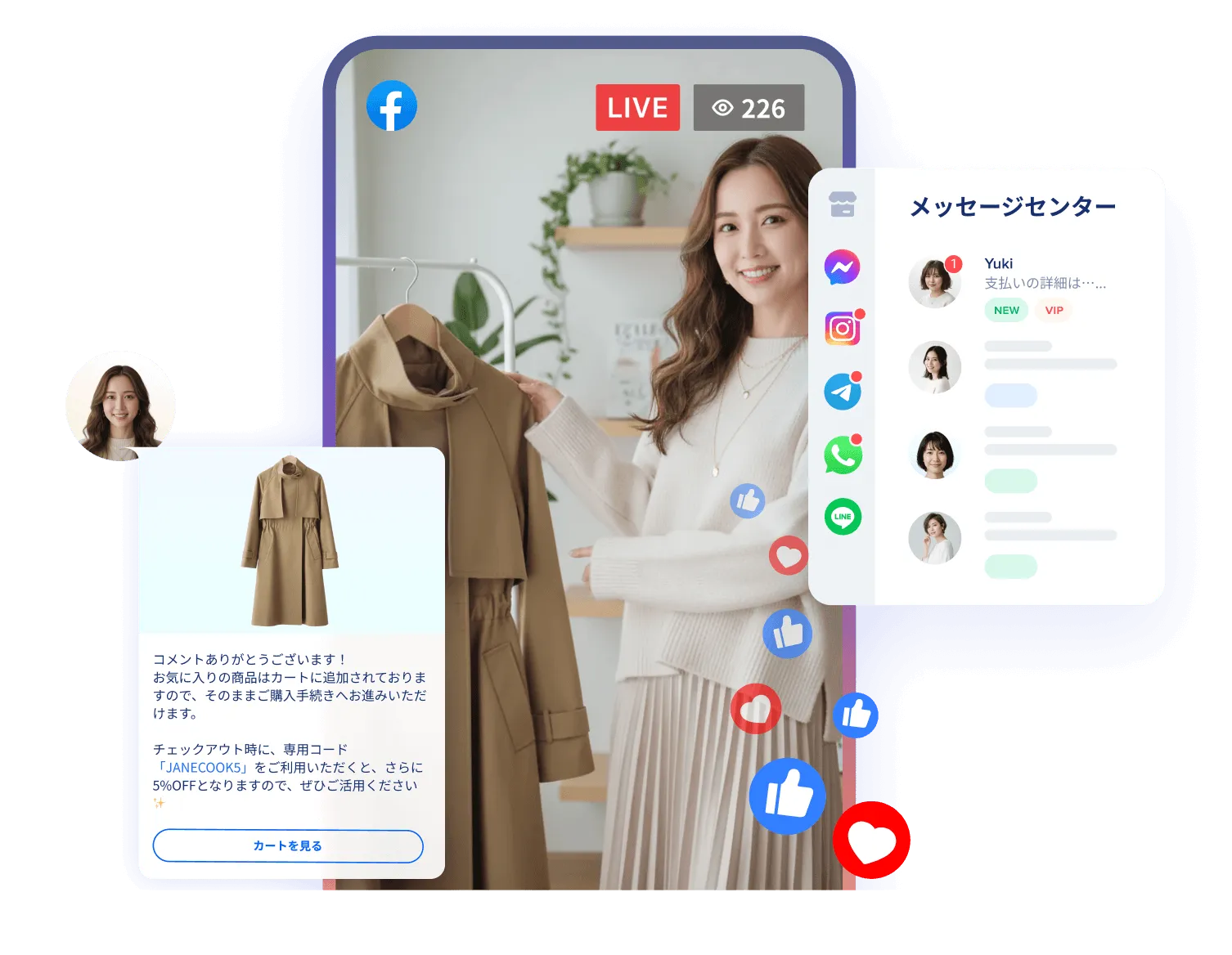 SNSの熱狂を確実な成約へ