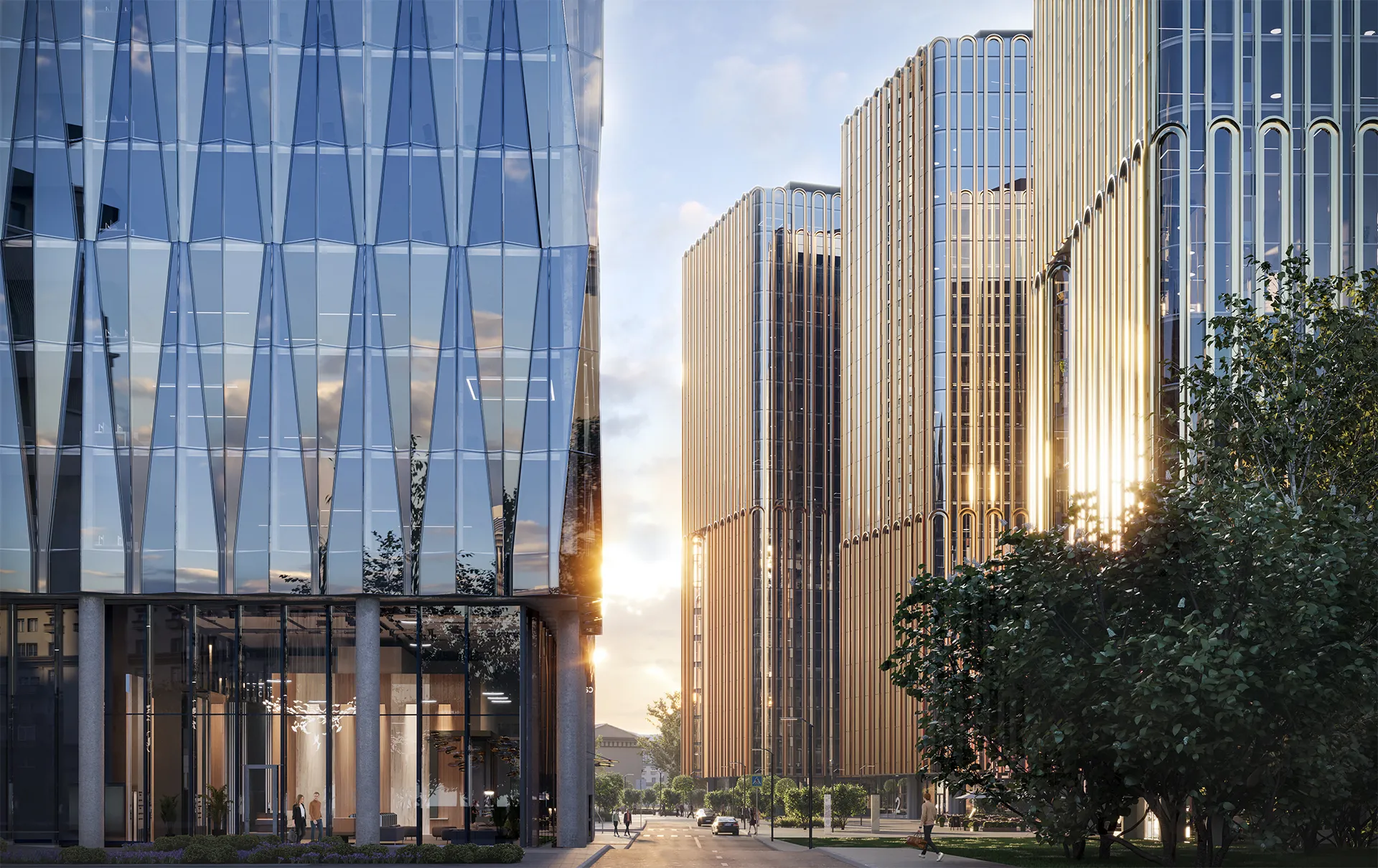 Slava project thumbnail — exterior 3D render of modern residential building