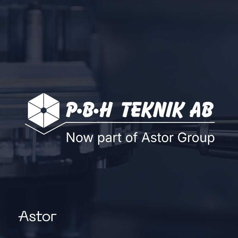 Scandinavian Astor Group slutför förvärvet av PBH Teknik AB