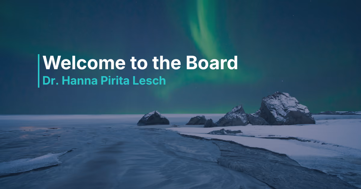ArcticZymes Technologies Strengthens Board with Appointment of Dr. Hanna Pirita Lesch