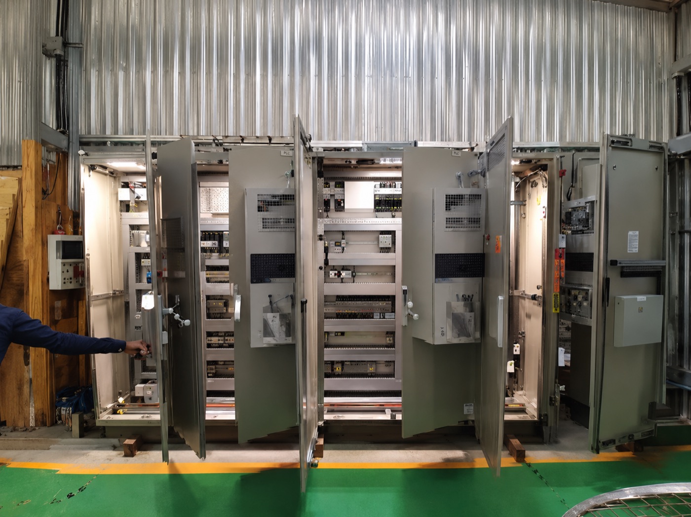 Panel assembly and wiring