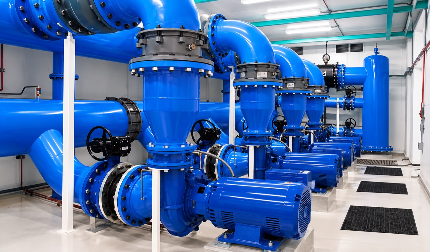 Water booster pump skid