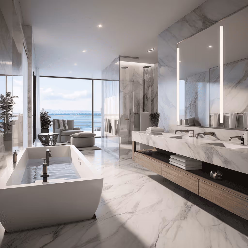 Projet Horizon - Bathroom apartment room 2 