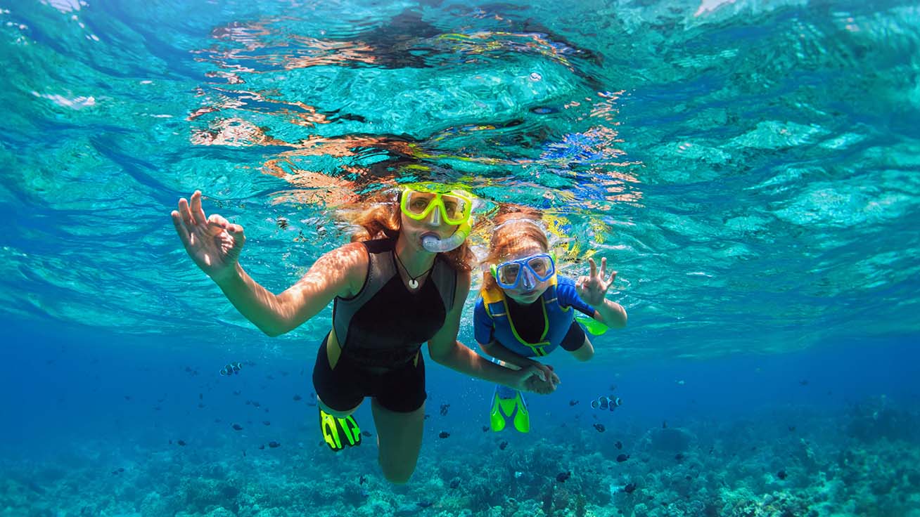 snorkeling at tioman