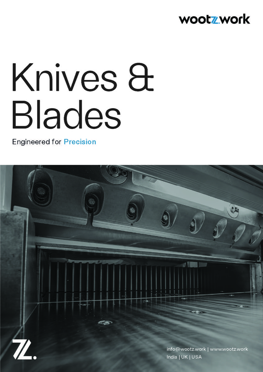 Wootz.work Knives and Blades catalogue cover