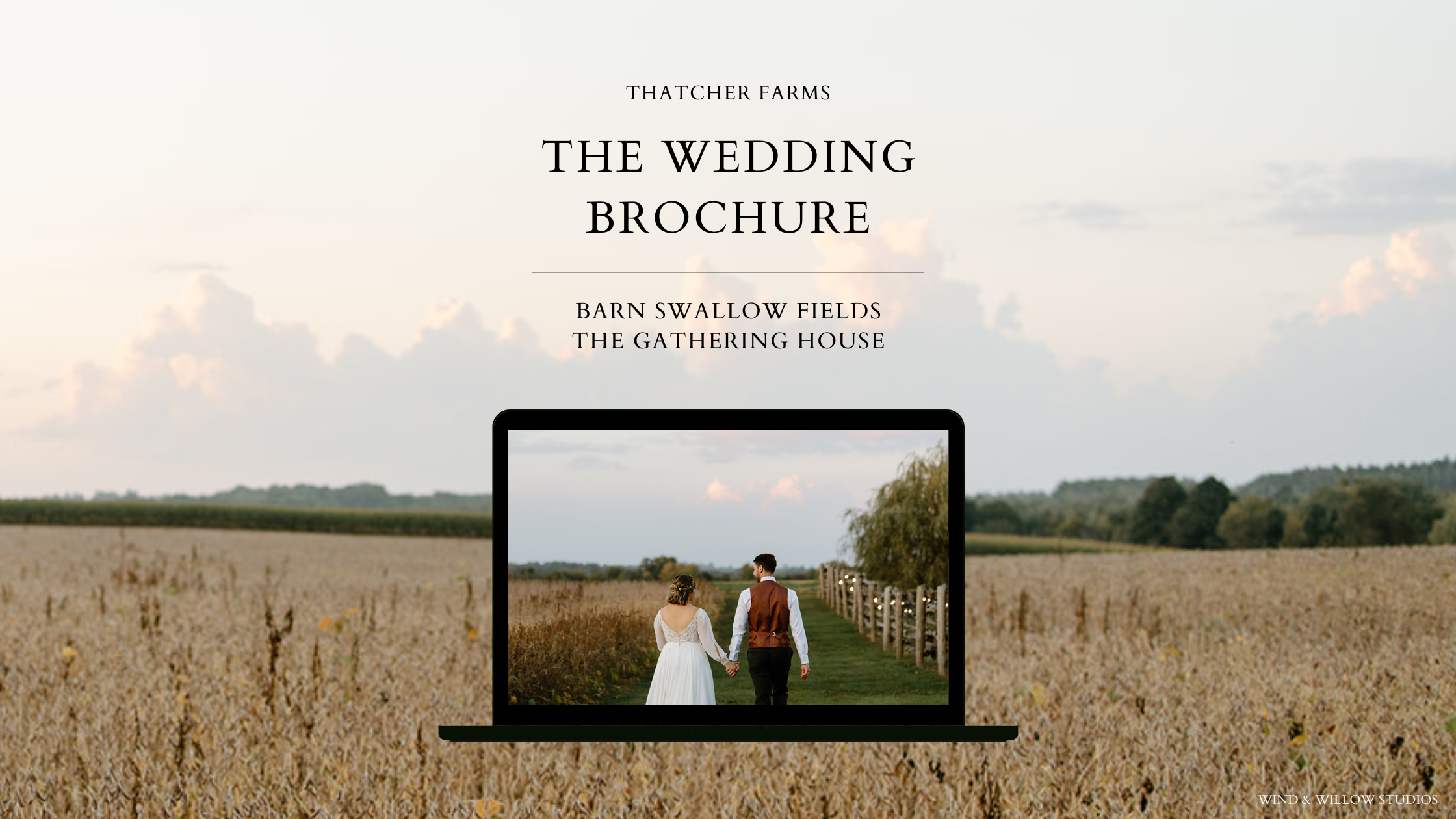 Thatcher Farms wedding brochure